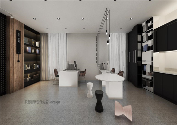 青铜峡镹臻创新办公室装修|简约时尚与线条的完美刻画。