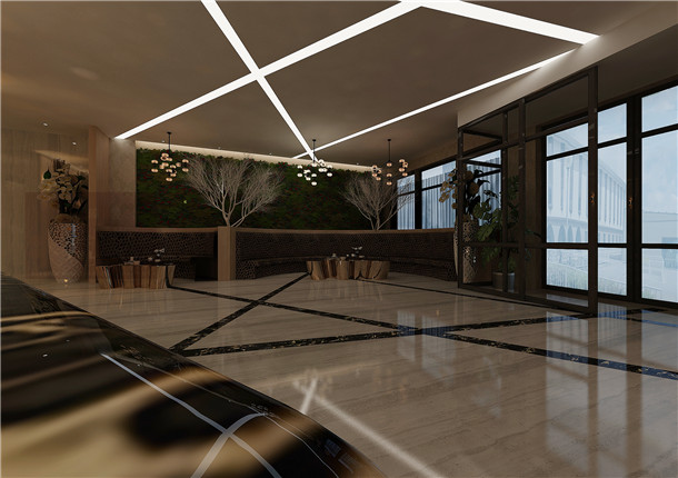 青铜峡东庭时尚酒店装修设计|为用户创造富有时代气息的人性化居住空间。