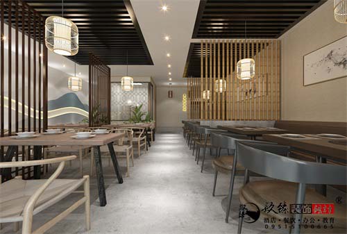 青铜峡川香居餐厅设计方案鉴赏|自然淳朴，食香文雅
